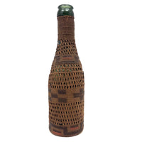 Tlingit Native American Basketry Wrapped Bottle, Early 20th Century