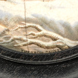 Wolf Rescuing Ram, c. 1860s Framed Antique Prattware Jar Lid, “The Snow Drift”