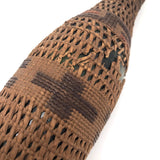 Tlingit Native American Basketry Wrapped Bottle, Early 20th Century