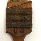 Tiny Old Squirrel Hair Vintage Brushes - Set of Three