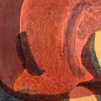 Renate Scheer Kalkofen Mid-Century 1962 "Still Life," Ed. 5, Red, Orange, Green