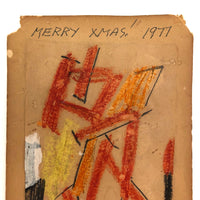 Vaclav Vytlacil Abstract Drawing, 1977, 2nd of Two