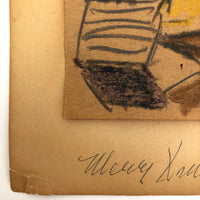 Vaclav Vytlacil Abstract Drawing, 1970s, One of Two