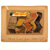 Vaclav Vytlacil Abstract Drawing, 1970s, One of Two