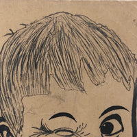 This Is What Your Beaus Are Doing To the Girls While You are Away, Hand-drawn 1908 Postcard