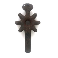Sculptural Old Iron Star (A Stove Burner Head I think!)