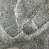 Inuit Soapstone Sculpture of Crouched Figure , Signed and Numbered