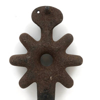 Sculptural Old Iron Star (A Stove Burner Head I think!)