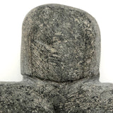 Inuit Soapstone Sculpture of Crouched Figure , Signed and Numbered