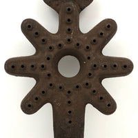 Sculptural Old Iron Star (A Stove Burner Head I think!)