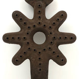 Sculptural Old Iron Star (A Stove Burner Head I think!)