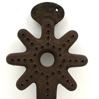 Sculptural Old Iron Star (A Stove Burner Head I think!)