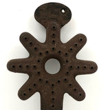 Sculptural Old Iron Star (A Stove Burner Head I think!)
