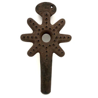 Sculptural Old Iron Star (A Stove Burner Head I think!)