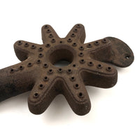 Sculptural Old Iron Star (A Stove Burner Head I think!)