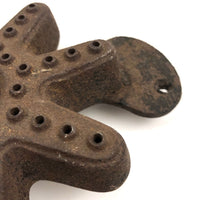 Sculptural Old Iron Star (A Stove Burner Head I think!)