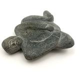 Inuit Soapstone Sculpture of Crouched Figure , Signed and Numbered