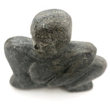 Inuit Soapstone Sculpture of Crouched Figure , Signed and Numbered