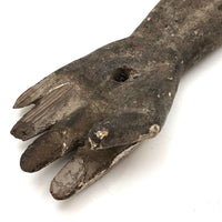 Very Old Hand-Carved Arm with Stigmata