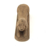 C.C. Hoke 1903 Beautifully Carved Little Guardian Dog!