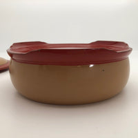 Japanese Vintage Hand-painted Lacquer Bento Box with Figure Pulling Boat