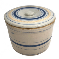 Antique Blue / White Stoneware Crock – Lynen Closet