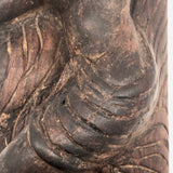 Hand-carved Reclining Nude Draped in Bedsheets