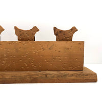 Fabulous Homemade Wooden Four Birds Knock Down Target