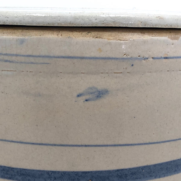 Antique Blue / White Stoneware Crock – Lynen Closet