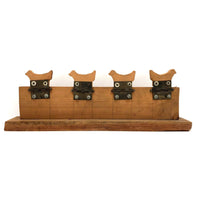 Fabulous Homemade Wooden Four Birds Knock Down Target
