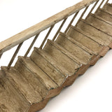 Great Old Painted Wood Dollhouse Staircase