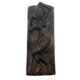 Hand-carved Reclining Nude Draped in Bedsheets