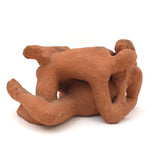 Amorous Couple, Erotic Clay Sculpture