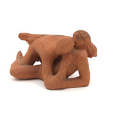 Amorous Couple, Erotic Clay Sculpture