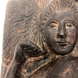 Hand-carved Reclining Nude Draped in Bedsheets