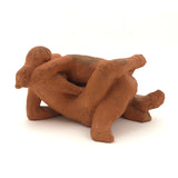 Amorous Couple, Erotic Clay Sculpture