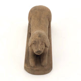 C.C. Hoke 1903 Beautifully Carved Little Guardian Dog!
