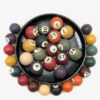 Mixed Lot of Miniature Billiard Balls