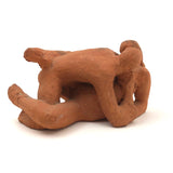 Amorous Couple, Erotic Clay Sculpture