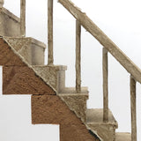 Great Old Painted Wood Dollhouse Staircase