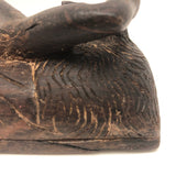 Hand-carved Reclining Nude Draped in Bedsheets