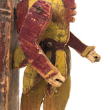 Wonderful Old Jointed Clown Whirligig Fragment