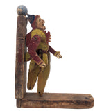 Wonderful Old Jointed Clown Whirligig Fragment