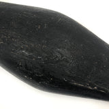 Striking Old Hand-carved Black and White Chesapeake Bay Working Decoy