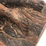 Hand-carved Reclining Nude Draped in Bedsheets