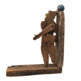 Wonderful Old Jointed Clown Whirligig Fragment