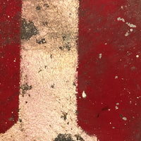 Old Painted Sheet Metal Lucky 13