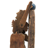 Wonderful Old Jointed Clown Whirligig Fragment