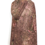 Evocative Old Thumb Sucking Carved Figure in Pink Pajamas