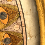 Stunning Large Mandala Type Drawing in Lemon Gold Frame